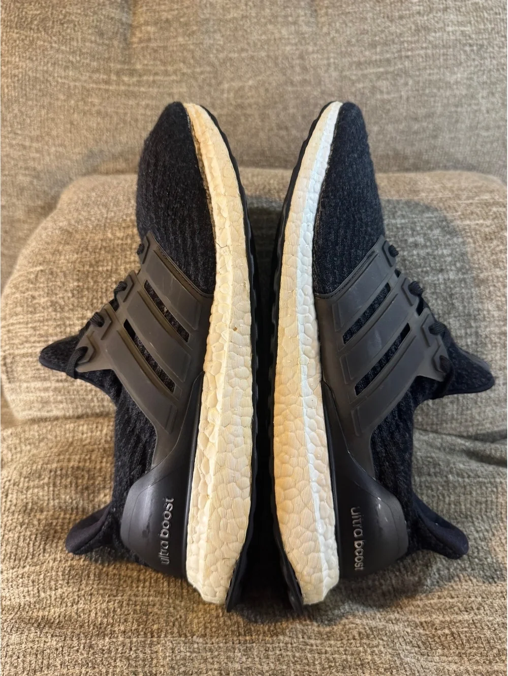 Adidas Ultraboost 3.0 Core Black Running Shoes Men's Size 8.5 BA8842